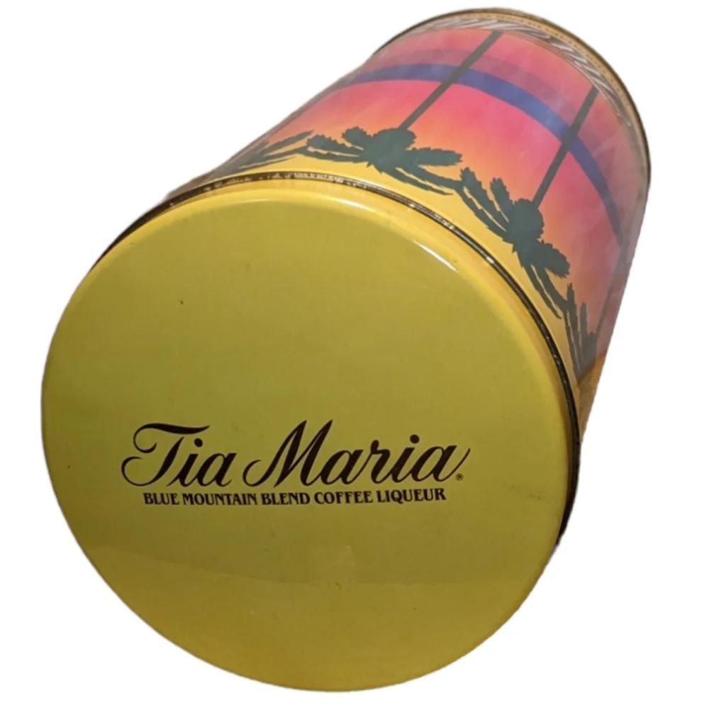 Tia Maria Blue Mountain Blend Coffee Liqueur Collectible Sunset Metal Tin